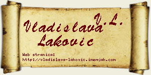 Vladislava Laković vizit kartica